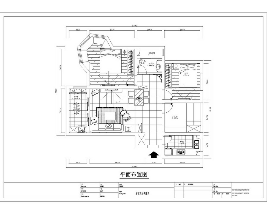 簡(jiǎn)約風(fēng)格裝修戶(hù)型示意圖
